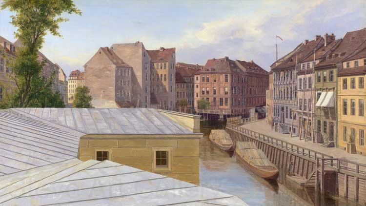 Eduard Gaertner Friedrichsgracht in Berlin